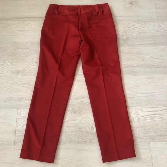 New SF Brand Brick Red Dress Pants - Picture 10 of 16